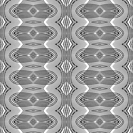Design seamless monochrome grid pattern. Abstract background. Vector art. No gradientのイラスト素材