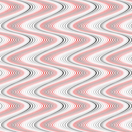 Design seamless colorful waving pattern. Abstract background. Vector art. No gradientのイラスト素材