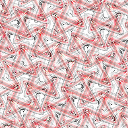 Design seamless colorful waving pattern. Abstract background. Vector art. No gradientのイラスト素材