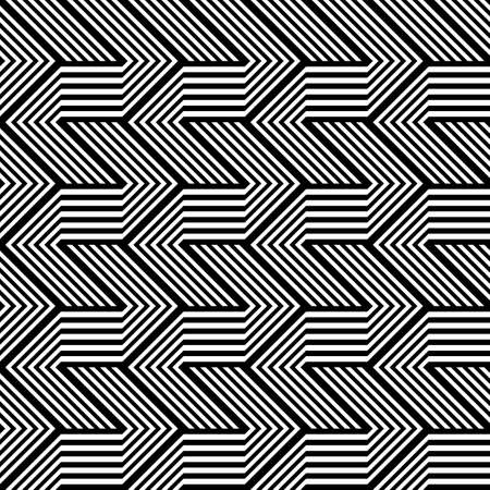 Design seamless monochrome zigzag pattern. Abstract stripy background. Vector artのイラスト素材