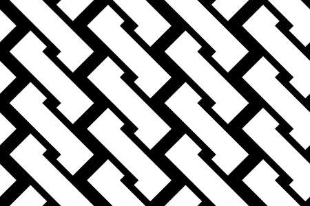 Design seamless monochrome zigzag pattern. Abstract background. Vector art illustration.のイラスト素材