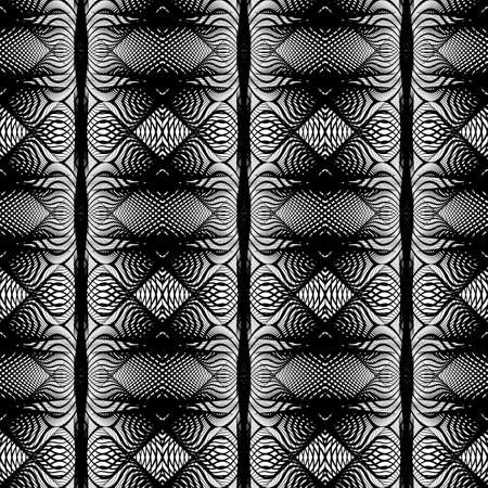 Design seamless monochrome grid pattern. Abstract geometric background. Vector art. No gradient.