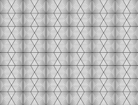 Design seamless grid pattern. Abstract geometric background vector art no gradient.のイラスト素材
