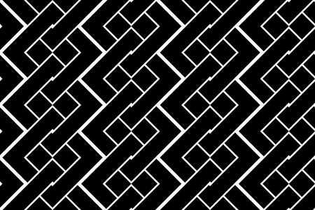 Design seamless monochrome geometric pattern. Abstract background. Vector art