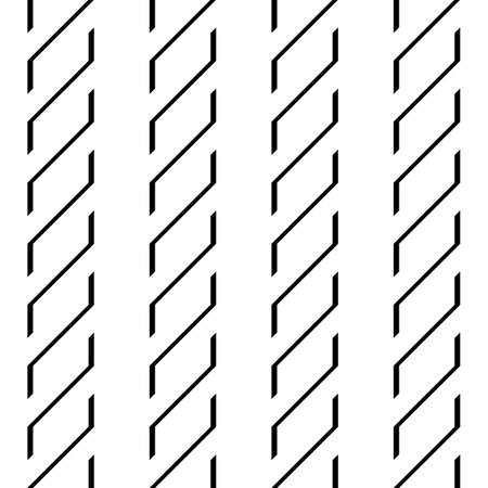 Design seamless monochrome zigzag pattern. Abstract background. Vector art