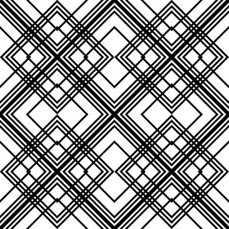Design seamless monochrome grating pattern. Abstract background. Vector artのイラスト素材
