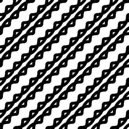 Design seamless monochrome zigzag pattern. Abstract background. Vector art
