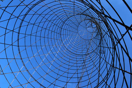 The Shukhov Tower on the Oka River, Nizhny Novgorod region, Russiaの写真素材