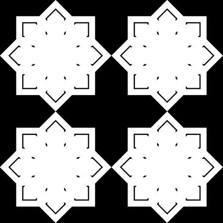 Design seamless monochrome snowflake pattern. Abstract background. Vector artのイラスト素材