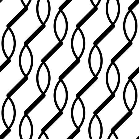 Design seamless monochrome stripy pattern. Abstract background. Vector artのイラスト素材