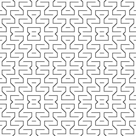 Design seamless monochrome zigzag pattern. Abstract background. Vector artのイラスト素材