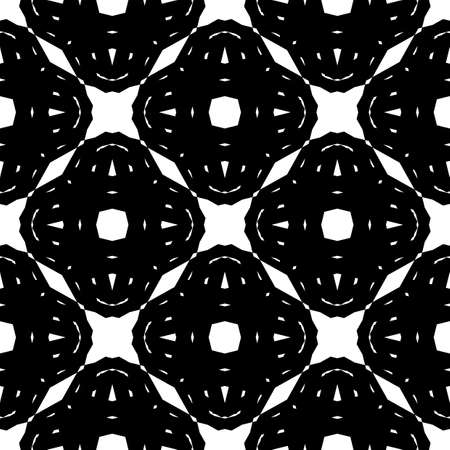 Design seamless monochrome grating pattern. Abstract geometric background. Vector artのイラスト素材