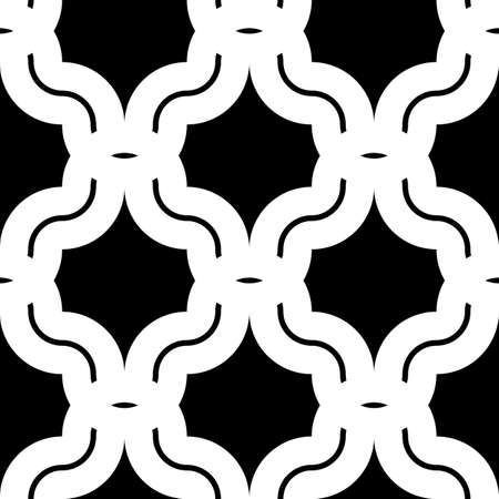 Design seamless monochrome grid pattern. Abstract background. Vector artのイラスト素材