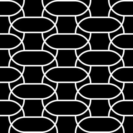 Design seamless monochrome grid pattern. Abstract background. Vector artのイラスト素材