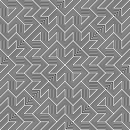 Design seamless monochrome geometric pattern. Abstract background. Vector artのイラスト素材