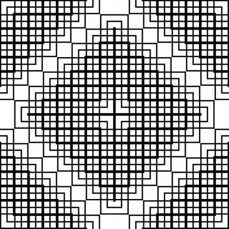 Design seamless monochrome grid pattern. Abstract background. Vector artのイラスト素材