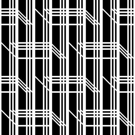 Design seamless monochrome grating pattern. Abstract geometric background. Vector artのイラスト素材