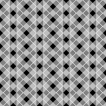 Design seamless monochrome grating pattern. Abstract geometric background. Vector artのイラスト素材
