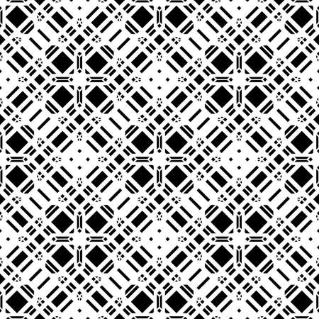 Design seamless monochrome grating pattern. Abstract geometric background. Vector artのイラスト素材