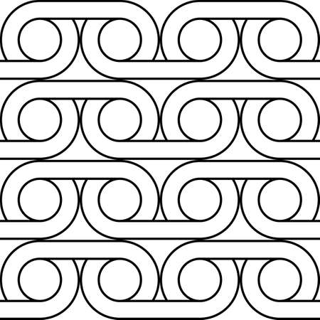 Design seamless geometric pattern. Abstract monochrome circle background. Vector artのイラスト素材