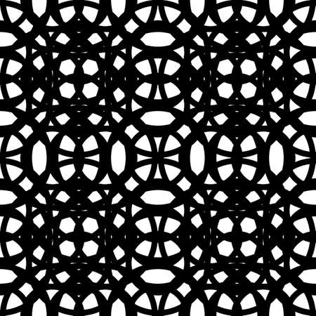 Design seamless grating pattern. Abstract monochrome interlaced background. Vector artのイラスト素材