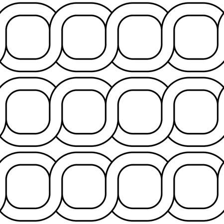 Design seamless spiral twisted pattern. Abstract monochrome background. Vector art