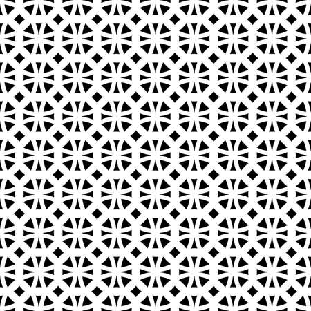 Design seamless monochrome grating pattern. Abstract interlaced background. Vector artのイラスト素材
