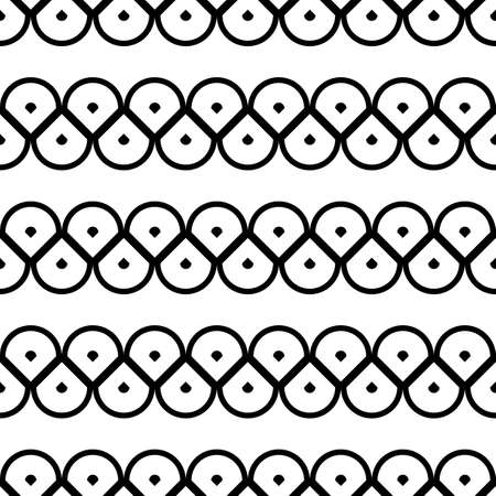 Design seamless zigzag pattern. Abstract monochrome lacy background. Vector artのイラスト素材