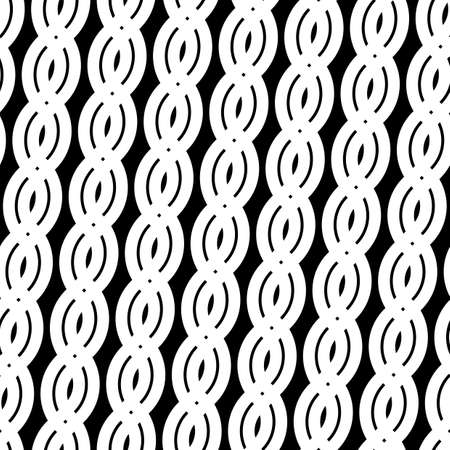 Design seamless monochrome grid pattern. Abstract interlaced background. Vector artのイラスト素材