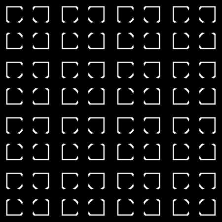 Design seamless geometric pattern. Abstract monochrome grating background. Vector artのイラスト素材