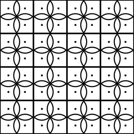 Design seamless geometric pattern. Abstract monochrome grating background. Vector artのイラスト素材