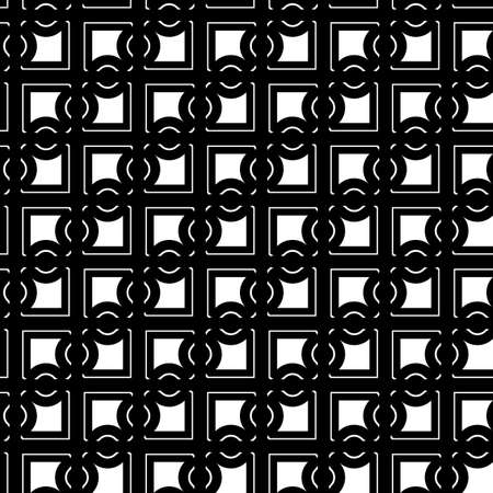 Design seamless grating pattern. Abstract monochrome geometric background. Vector artのイラスト素材