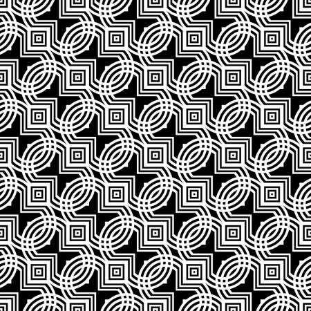 Design seamless grating pattern. Abstract monochrome lacy background. Vector artのイラスト素材