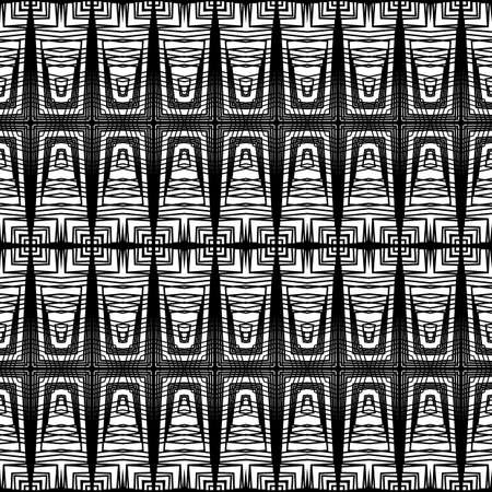 Design seamless monochrome grating pattern. Abstract decorative background. Vector artのイラスト素材