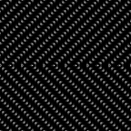 Design seamless zigzag decorative pattern. Abstract monochrome grating background. Vector artのイラスト素材