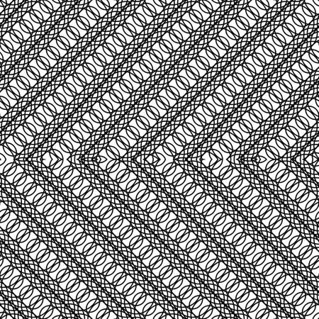 Design seamless monochrome zigzag pattern. Abstract stripy background. Vector artのイラスト素材