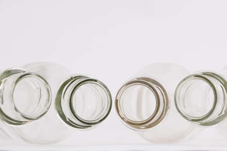 Glass bottle collectionの写真素材