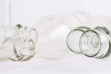 Glass bottle collectionの写真素材