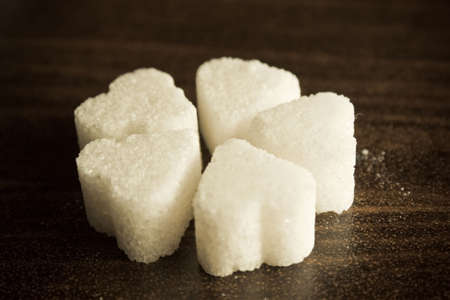 Lump sugar ingredient nobody color image portionの写真素材