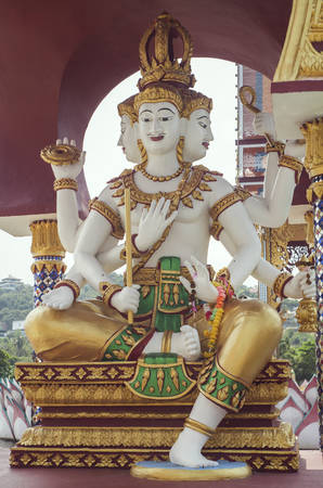 statue of Lord in Southeast Asiaの写真素材