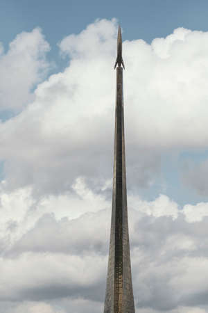 Monument of Astronautics in Moscowの写真素材
