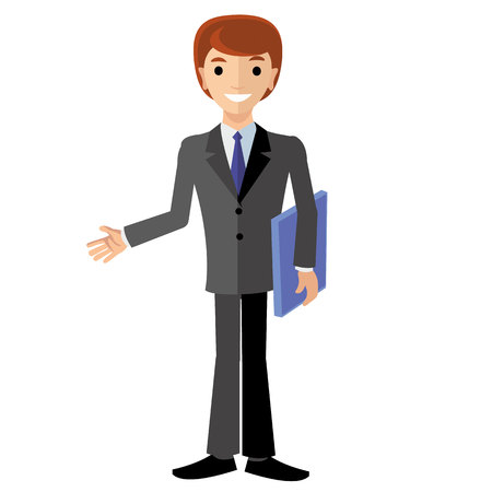 flat-businessmanのイラスト素材