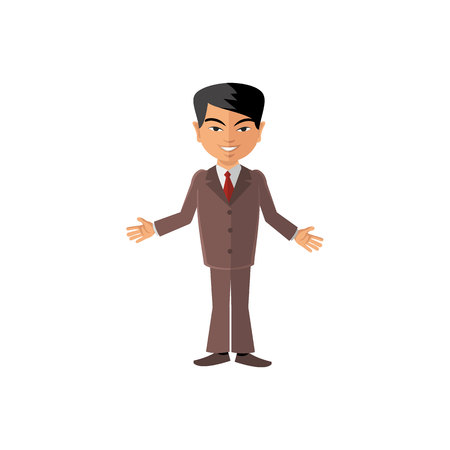 chinese businessmanのイラスト素材