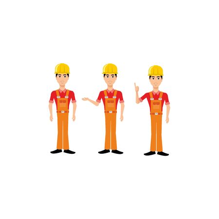 engineer, construction worker, workerのイラスト素材