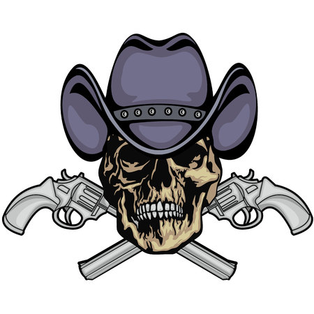 Gothic sign with skull, grunge vintage design t shirtsのイラスト素材