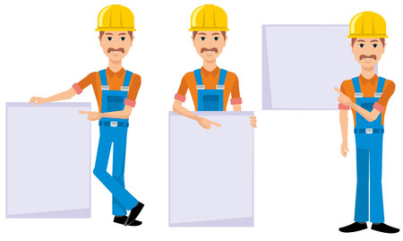 Flat characterのイラスト素材