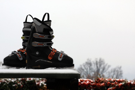 ski bootsの写真素材