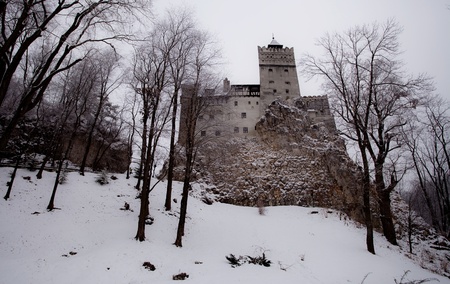 Dracula Castle in Transylvania, Romaniaのeditorial素材