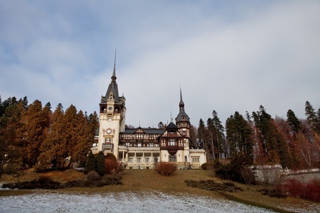 Peles castle, Transylvaniaのeditorial素材