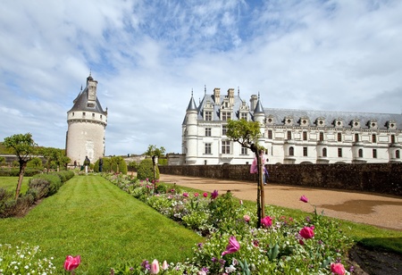 Castle of Chenonceaux, France のeditorial素材